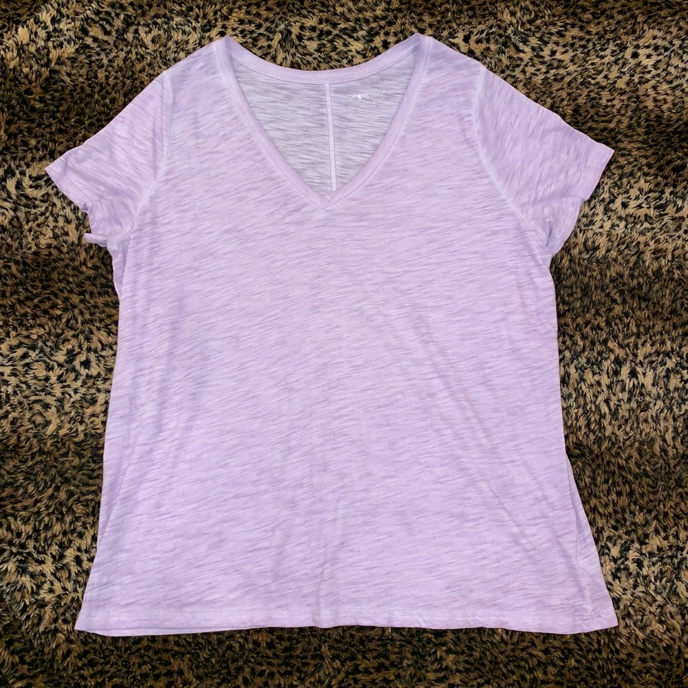 Light lilac colored Ava & viv v neck